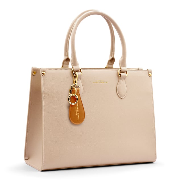 Key Ring - Handbag jewel - 2 broken rings, 1 snap hook - Gold finishing