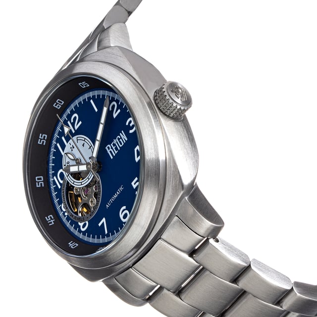 316L Surgical-Quality Stainless Steel CaseJeweled Seiko NH39 Automatic MovementJewel Bearings: 24 Jewels40-Hour Power ReserveBeats per Hour (BPH): 21600/HourSapphire-Coated Mineral CrystalSemi-Skeleton DialObservation Caseback to view Movement316L Surgical-Quality Stainless Steel BraceletLogo-Engraved Stainless Steel ClaspLuminous Hands24-Hour Sub-Dial42mm Diameter10 ATM Water Resistance