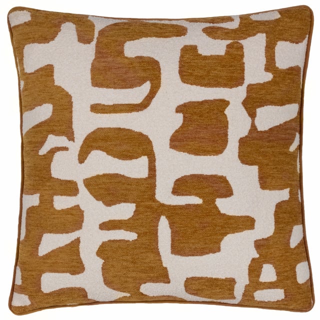 The Caval cushion combines boucle and chenille in a striking contrast jacquard design. Inspired by early twentieth-century art movements, it captures a modernist aesthetic with bold colours and textured boucle, creating a standout piece for any space. The cushion is complete with a plain velvet reverse and a piped edge, adding a touch of sophistication and refinement. Available in a range of contemporary tones, it is bold and stylish addition to your home. Size: 50 cm x 50 cm