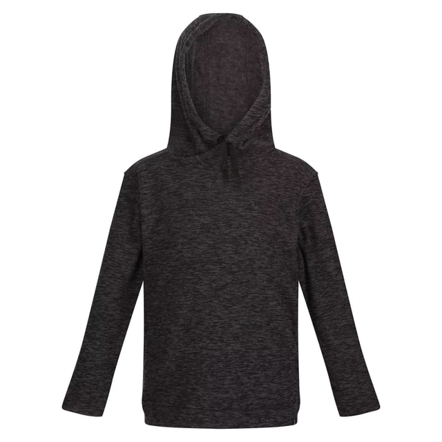 Regatta Childrens/Kids Keyon Hooded Fleece (Black Marl) Material: 100% polyester. 240gsm, broken stripe fleece. Grown on hood with wrap over construction. Fixed drawcord detail. 2 lower pockets. Size (height/chest): (2 Years) 92cm/53-55cm, (3-4 Years) 98-104cm/55-57cm, (5-6 Years) 110-116cm/59-61cm, (7-8 Years) 122-128cm/63-67cm, (9-10 Years) 135-140cm/69-73cm, (11-12 Years) 146-152cm/75-79cm, (13 Years) 153-158cm/82cm, (14 Years) 164-170cm/86cm, (15-16 Years) 170-176cm/89-92cm.