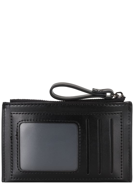 The ideal going-out purse, as it's perfectly sized to fit inside a clutch bag. Carry your essential cards in the card slots and keep your coins secure in the zip top section. Features: , Soft PU exterior, Claudia Canova blind debossed logo, Zip top closure, Chunky zip pull, 3 x card slots, 1 x transparent ID window