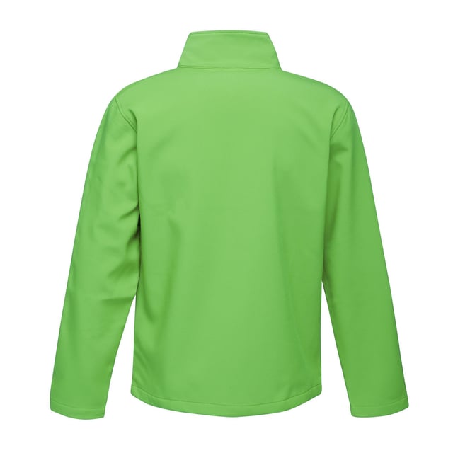 100% Polyester. Warm gewebte Softshell-Jacke. Bedruckbarer Softshell-Stoff. Windabweisendes Membrangewebe. Dauerhaft wasserabweisendes Finish. Innere Reißverschlussabdeckung, 2 untere Taschen und verstellbarer Kordelsaum.