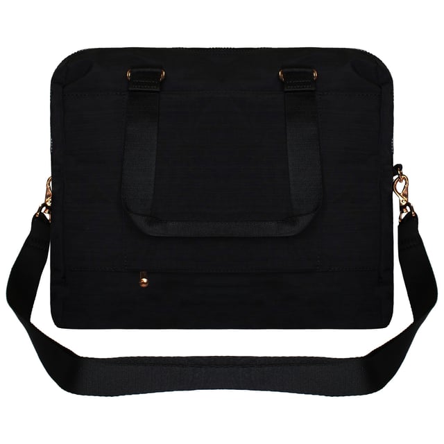 The Kipling Valeria Women's Black Tote Bag combines everyday practicality with Kipling’s signature lightweight design, making it a versatile choice for work, shopping, or travel. With a spacious interior, multiple pockets, and a classic black color, the Valeria tote is ideal for women on the go who need both functionality and style.
 
Key Features:
Durable Nylon Material: 

Crafted from Kipling’s signature crinkle nylon, this bag is lightweight, water-resistant, and easy to clean, ensuring lasting durability and protection for your belongings.

Spacious Main Compartment: 

The roomy interior provides ample space for larger items like a laptop, books, or gym clothes. It features a zip closure for added security, keeping your essentials safe and organized.

Multiple Pockets: 

Includes inner zip and slip pockets to store smaller essentials, such as a phone, keys, or makeup. An exterior pocket provides quick access to frequently used items.

Dual Carry Options: 

Designed with comfortable, sturdy shoulder straps for over-the-shoulder wear, plus a top carry handle for easy grab-and-go functionality.

Lightweight Design: 

True to Kipling’s lightweight approach, this tote bag remains easy to carry even when filled, making it perfect for all-day use.

Classic Black Color: 

The versatile black shade complements any outfit, making it suitable for both professional and casual settings.

Signature Monkey Keychain: 

Features Kipling’s iconic monkey charm, adding a playful and unique detail to the bag.

 
The Kipling Valeria Women's Black Tote Bag is the perfect combination of function and style, offering ample space and effortless organization with a sleek, timeless design. Whether for work, travel, or everyday use, this tote bag is a reliable and chic companion.
 
 
 