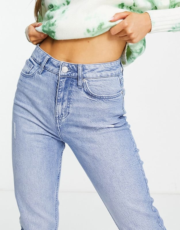 Miss selfridge mom jeans clearance