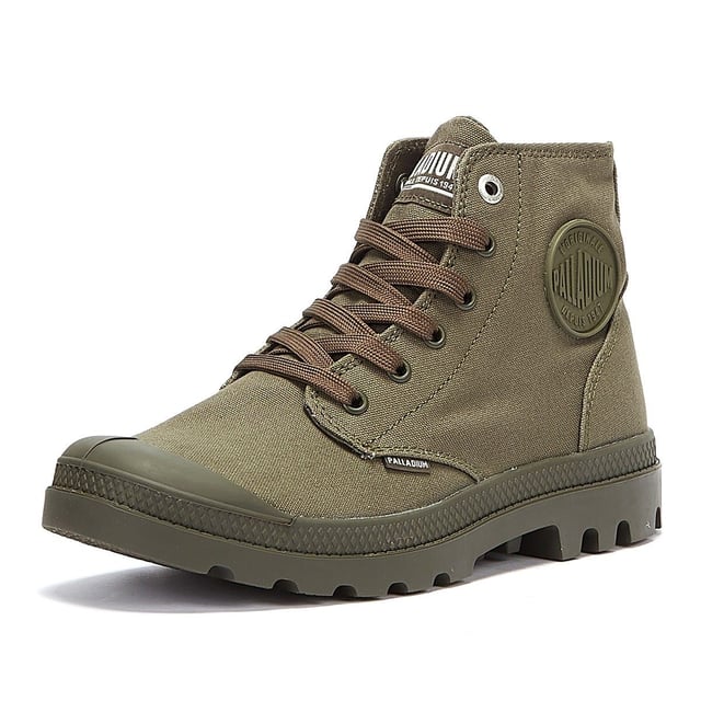 Palladium green boots outlet
