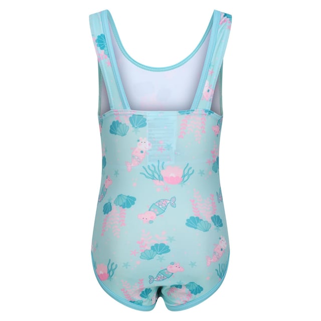 Zeemeermin Badpak Meisjes Met Ruches Een Schouder Zwemkleding