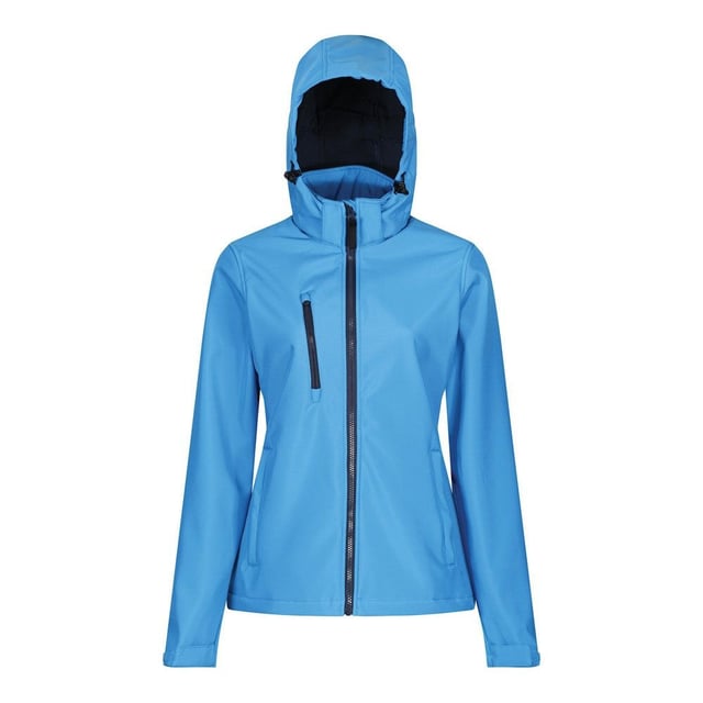 Fabric: Microfleece, Polyester, Woven. Design: Plain. Fabric Technology: Breathable, Waterproof, Wind Resistant, XPT. Chin Guard, Cut Out Label, Hooded, Three Layered. Cuff: Adjustable. Neckline: Hooded. Sleeve-Type: Long-Sleeved. Hood Features: Adjustable, Grown On Hood. Pockets: 1 Chest Pocket, 2 Front Pockets. Fastening: Contrast Zip, Full Zip, Zip Guard. Hem: Open.