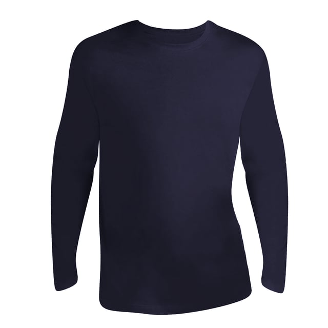 Taped back neck. Rib neckline. Tubular body. Twin needle neck, hemmed sleeves and hem. Fabric weight: 150 gsm. Material: 100% ringspun semi-combed cotton. Chest (to fit): S(36/38), M(38/40), L(41/42), XL(43/44), XXL(45/47).