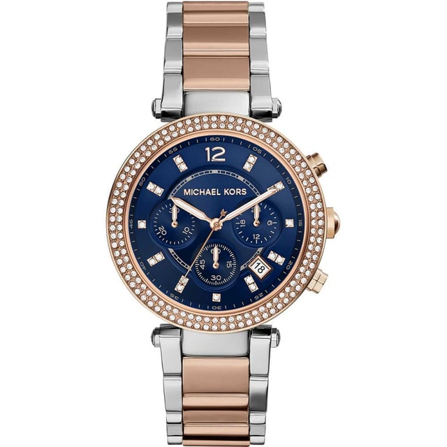 Ladies michael kors store parker chronograph watch