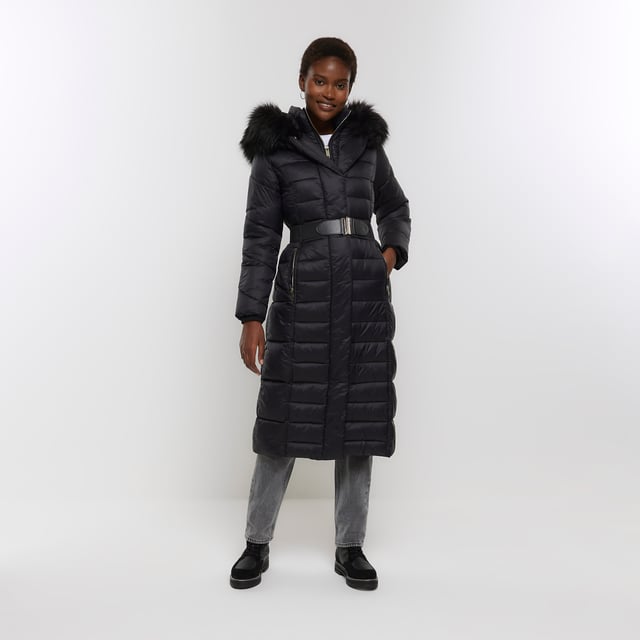 River island discount longline coat