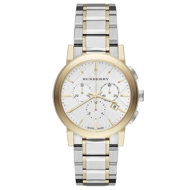 Specification Details Brand Burberry Model BU9751 Barcode Number N/A Gender Ladies Case Size N/A Case Material Stainless Steel Case Colour Bi - Colour Dial Colour N/A Band Material Stainless Steel Band Colour Bi - Colour Movement Quartz (Battery) Chronograph Yes Water Resistance N/A