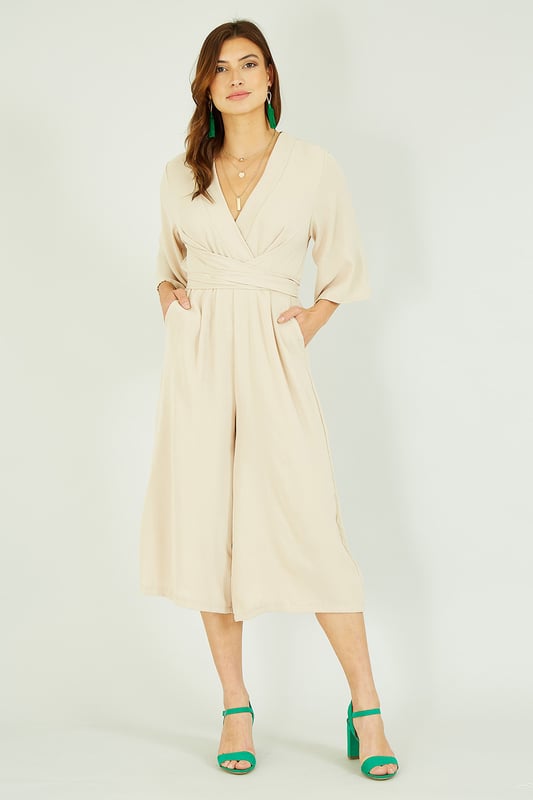 Mela london tie sleeve jumpsuit hot sale