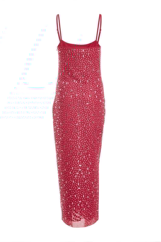 - Diamante embellished - Square neckline - Bodycon fit - Cami straps - Model height: 5'9" - Model wears uk 8 / us 4 / eur 36 - Always check the care wash label - Cool hand wash with mild detergent