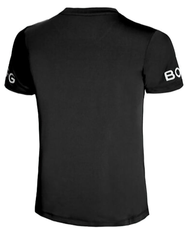 Björn Borg - Ladies Classic Training Short Sleeve T-ShirtThe Björn Borg Ladies Classic T-Shirt is the perfect shirt for training and even everyday wear. It's made from a breathable material that keeps you cool and comfortable, even when you're working out.The essential performance training tee is made of soft and stretchy recycled materials and comes in 2 great colours: Black or Sparrow (beige). The breathable material will keep you comfortable and dry as you move. It comes in a regular fit with a round neck, a regular length design, ideal for running or other sports.The slits on the sides allow for enhanced movability during sports or training. The iconic Björn Borg logo on the arm adds a little more style that will make it an instant favourite in your wardrobe.The Björn Borg Short Sleeve T-shirt is a high-performance tee made from soft 90% recycled polyester quality fabric. The material is also quick drying so that you don’t have to worry about sweat while you workout.This t-shirt is made from: 90% Polyester (Recycled), 10% Elastane and comes in 4 sizes: Small, Medium, Large & X-Large. It is a short sleeve length and is Machine Washable.Extra Product DetailsBjörn Borg Ladies T-ShirtShort Sleeve LengthIdeal For EverydaySuitable For SportsBreathable MaterialRegular Fit & Round NeckSlits On The SidesIconic Borg Logo On ArmQuick DryingComes In Black or Sparrow90% Recycled PolyesterAvailable In: S, M, L & XLMachine Washable