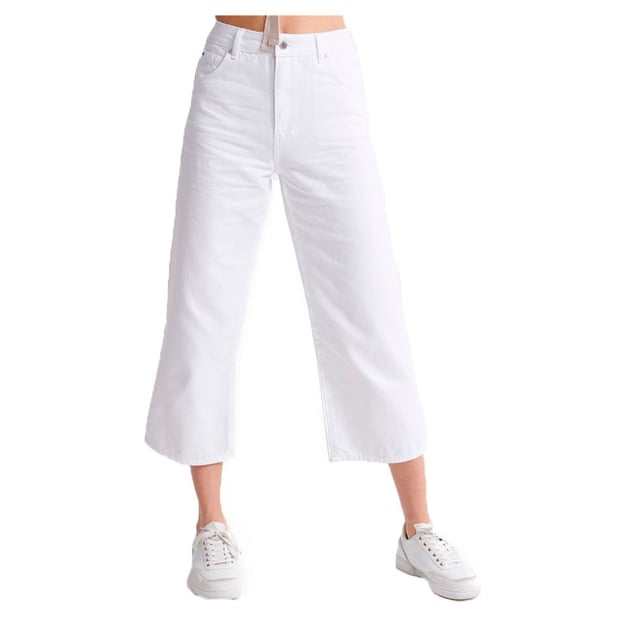 Superdry Wide Leg Cropped Jeans In White High waist
Zip fly with five pockets
Wide leg
Cropped model
Regular fit