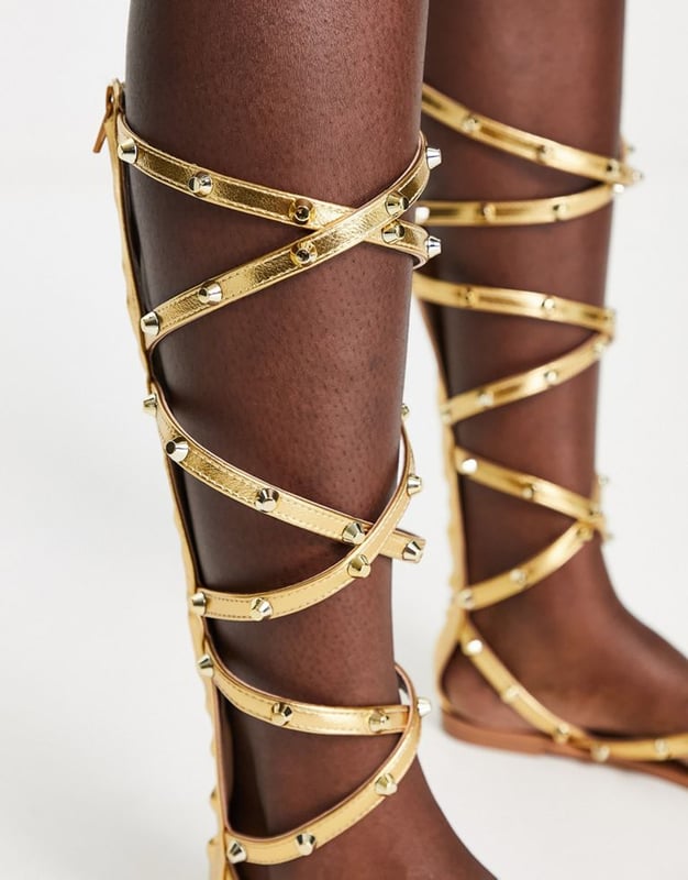 High leg gladiator sandals sales