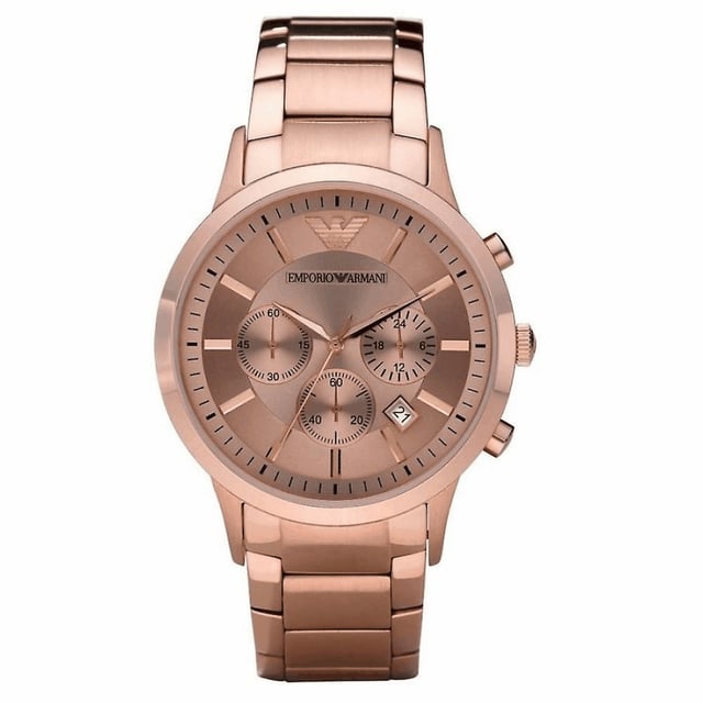 Emporio Armani AR2452 - Damenuhr Quarz aus Edelstahl• Material: Edelstahl• Glas: Mineral• Armband: Edelstahl• Farbe: Rosegold• Wasserbeständigkeit: 50 m (5 ATM)• Gehäusegröße: 43 mm