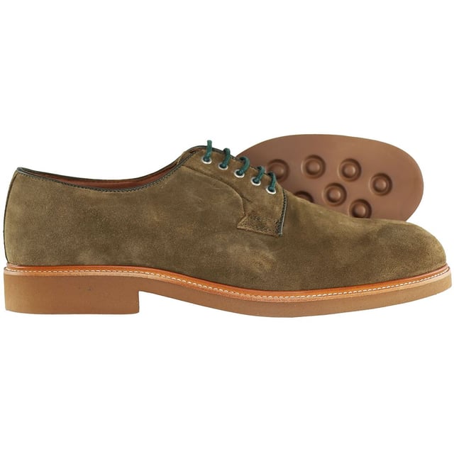The Hackett Chino Eyelet Blucher Men's Brown Shoes are a stylish and versatile footwear option that seamlessly marries the classic Blucher design with the modern chino style. These shoes offer a blend of sophistication and comfort, making them an excellent choice for various occasions. Here's a description of their key features:

 High-Quality Brown Leather or Suede:  Crafted from premium brown leather or suede, these shoes exude elegance and durability. The material is not only stylish but also ensures longevity.

 Chino-Inspired Design:   These shoes combine the classic Blucher design with a chino-inspired style, creating a unique and eye-catching appearance. The result is a versatile shoe that can effortlessly transition between formal and casual occasions.

 Eyelet Detailing:   The eyelet lacing system not only provides a secure fit but also adds a touch of sophistication to the shoes. It's a classic detail that enhances their overall look.

 Comfortable Insole:   Many of these shoes come with a cushioned insole to ensure comfort during prolonged wear. The insole offers support and reduces foot fatigue.

 Durable Outsole:   The sturdy rubber outsole offers excellent traction and durability, making these shoes suitable for extended use and various weather conditions.

 Versatile Brown Color:   Brown is a versatile and neutral color that pairs well with a wide range of clothing, allowing you to easily match these shoes with your outfits.

 Hackett Branding:   You can often find the discreet Hackett logo or branding on the shoes, signifying their authenticity and quality.