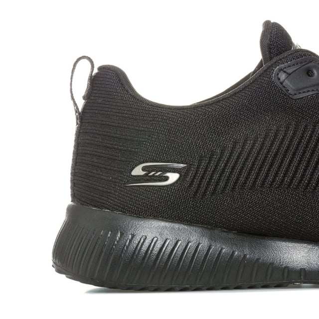 Women s Skechers Bobs Squad Tough Talk Trainers In Black