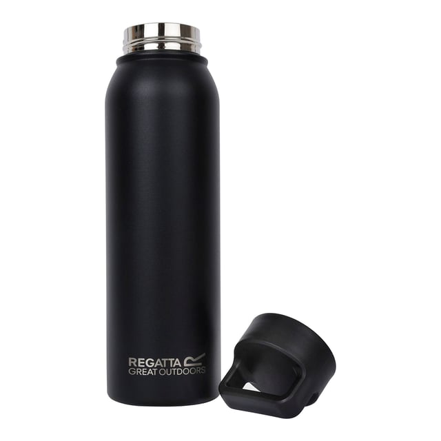 Material: 304 Stainless Steel. Durable. Carry Handle, Double-Walled, Hot Up To 6 Hours, Insulated, Keeps Drinks Cold For 12 Hours, Non-Slip Base, Rubber Base, Spill-Proof Lid, Twist Lid. Design: Logo. Capacity: 0.6L.