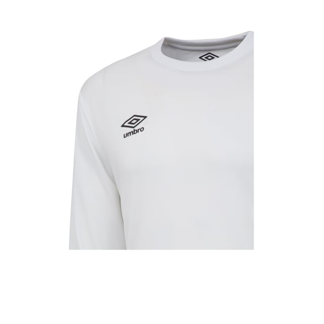 100% Polyester. Gewebetechnik: Atmungsaktiv, Schnelltrockend. Gewebe: Trikot, Mikronetzgewebe. Design: Logo. Passform: Regulär. Rundhalsausschnitt, gerippt. Langärmlig.