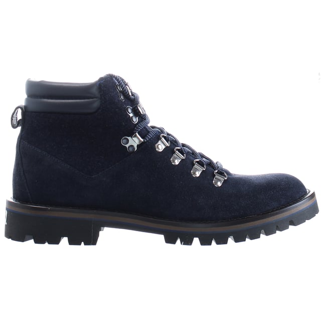 Hackett Hi Boots Marina para hombres Hackett Hi Hi Lace-Up Boots de cuero de ante azules HMS20746_595