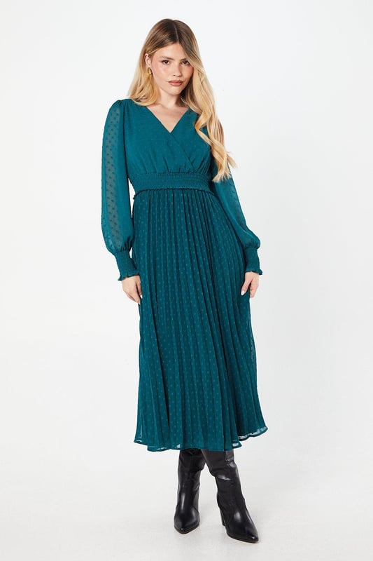 sachin and babi light blue dress Wrap DRESSES main image 1