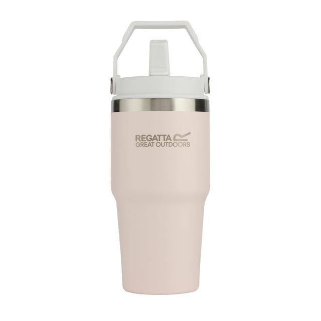 Material: 304 Stainless Steel. Durable. Carry Handle, Double Wall, Flip Up Straw, Insulated, Keeps Drinks Cold For 12 Hours, Keeps Drinks Warm For Up To 6 Hours, Leakproof, Non-Slip Base, Rubber Base, Thermulate Insulated. Design: Logo, Plain. Capacity: 0.6L.