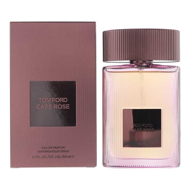 Tom Ford re-launches Café Rose in 2023 as part of the Signature Line. Once again, this fragrance is portrayed as a captivating and pleasurable experience, centring around the untamed sensuality of a refined rose infused with the unexpected twist of dark coffee. This scent opens with a luxurious floral core of Turkish Rose and Coffee. The heart features a blend of Bulgarian Rose, Patchouli, Cardamom, Coriander and Ylang-Ylang. The base notes provide warm, woody finish of Frankincense and Sandalwood.
