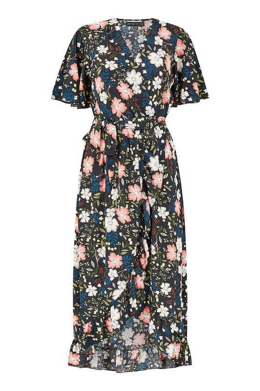 Mela black floral dress hot sale