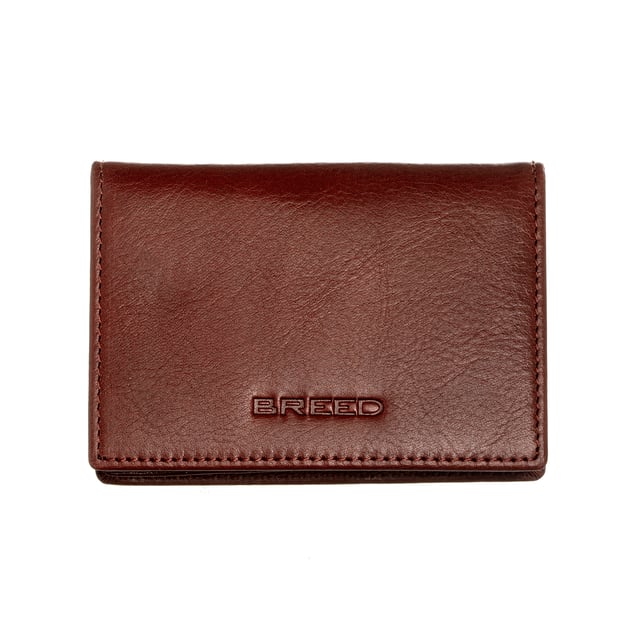 Length: 75mm; Width: 107mm; Height: 19mm; Material: Genuine Leather; Color: Brown; Pockets: 1; Card Holders: 4; Bi-Fold: Yes; RFID Blocking: Yes