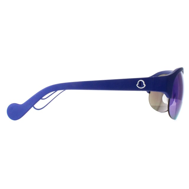 Moncler Semi Rimless Unisex Blue Green Mirror ML0050  Sunglasses feature a sleek, semi rimless design that exudes a sense of modern sophistication and timeless appeal. The lightweight acetate frame ensures a comfortable fit, while the premium lenses provide exceptional clarity and superb UV protection, safeguarding your eyes from harmful rays. Distinctive Moncler accents, such as the iconic logo engraved on the temples and meticulously designed hinges, highlight the brand's commitment to quality and detail.