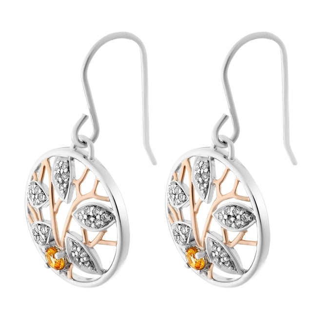 This Orphelia Drop Earrings in Silver/Rose is made of the highest quality allergy free 925 Sterling Silver. The Orphelia 'Oceane' Women's 925 Sterling Silver Drop Earrings - Silver/Rose ZO-7090/1 comes delivered in a beautiful gift box and has a two year warranty - the perfect gift to spoil yourself or a loved one.