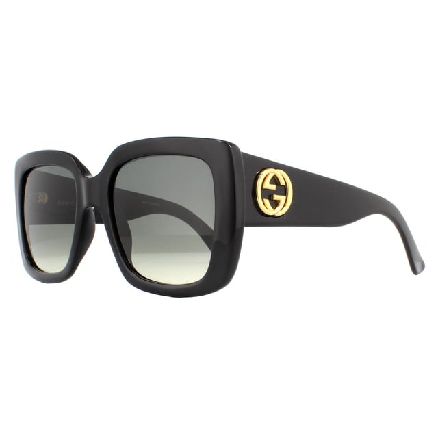 Gucci Sunglasses GG0141S 001 Black Grey Gradient