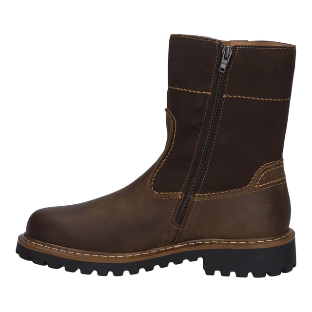 Las botas están fabricadas con piel de vaca fina, lo que los hace muy duraderas. Para el invierno, estas botas por su cálido forro de piel de cordero. La práctica cremallera sirve para una sujeción firme en el zapato. El tipo de fabricación AGO garantiza un zapato ligero y estable. Gracias a la anchura de zapato G nuestras botas ofrecen gran amplitud para los pies normales. El modelo Chance es el compañero perfecto para sus momentos de ocio.