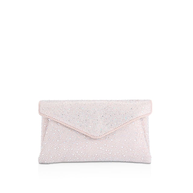 Carvela grey deals clutch bag