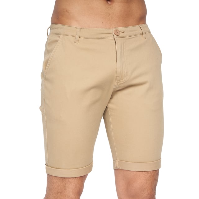 98% Polyester, 2% Elastane. Fabric: Canvas, Stretch. Design: Logo. Pockets: 2 Side Pockets, 2 Back Pockets, Jet Pocket, Buttoned. Fastening: Button, Zip Fly. Style: Chinos. Back Yoke, Belt Loops, Darted, Gripping Inner Waistband, Mock Horn Buttons, Self Fabric, Twin Needle Stitch.