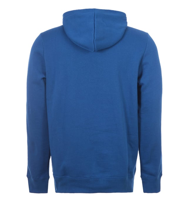 Men s True Religion Horseshoe Logo Patch Hoody in Blue