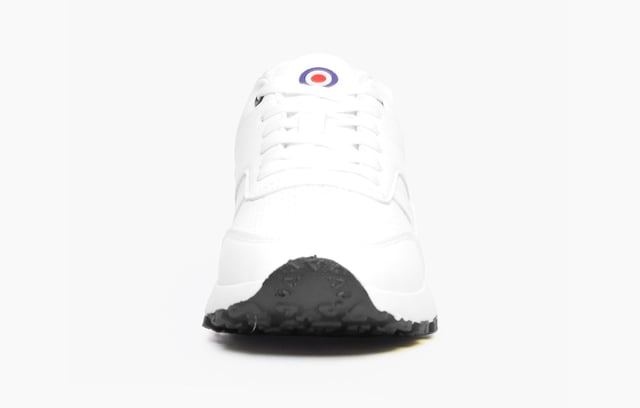 Get a retro inspired look with these Lambretta Echo 2 men's lace-up trainers. Giving a smart, casual, sporty retro look. Lambretta have engineered the Echo 2 trainer with a breathable upper, padded ankle and heel collar and a luxe memory foam footbed to give comfortable wear all day long. This retro look is matched with a cushioned midsole providing support and easy movement throughout your day. These versatile trainers are finished with iconic Lambretta branding to the tongue and heel for outstanding on-trend styling.
 - Synthetic / textile mix upper
 - Full lace up closure
 - Padded heel and ankle collar
 - Cushioned midsole
 - Cushioned memory foam footbed
 - Durable rubber outsole
 - Lambretta branding throughout
