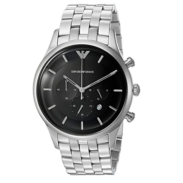 Emporio Armani AR11017 - Damenuhr Quarz aus Edelstahl• Material: Edelstahl• Glas: Mineral• Armband: Edelstahl• Farbe: Silber• Wasserbeständigkeit: 50 m (5 ATM)• Gehäusegröße: 43 mm