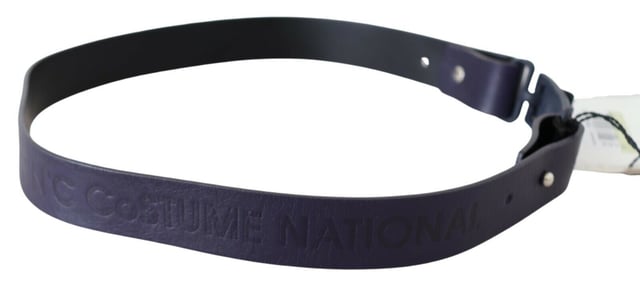 Brand: C&#8217;N&#8217;C&#8217; Costume National
  Model: Fashion Belt
  Motive: Solid pattern
  Material: Leather
  Color: Black
  Logo details
  Made in Italy
Material: Leather