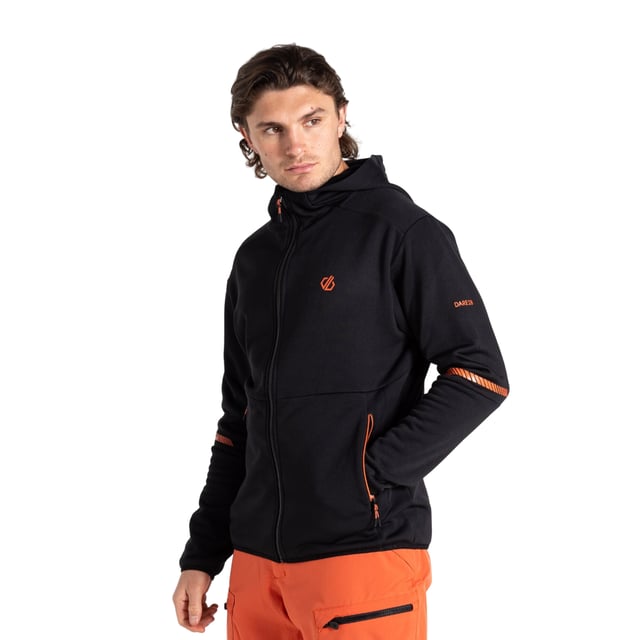 Fabric: Ilus Core Stretch. Design: Contrast, Logo. Pockets: 2 Side Pockets, Zip. Neckline: Hooded. Sleeve-Type: Long-Sleeved. Cuff: Stretch Binding. Hem: Stretch Binding. Fabric Technology: Anti-Bacterial, Antibacterial, Chemical Free, Heavyweight, Odour Control. Chin Guard, Inner Zip Guard. Sun Rating: UPF 50+. Sustainability: Made from Recycled Materials. Hood Features: Sew-On. XS: 36 in. S: 38 in. M: 40 in. L: 42 in. XL: 44 in. XXL: 48 in. 3XL: 51 in.