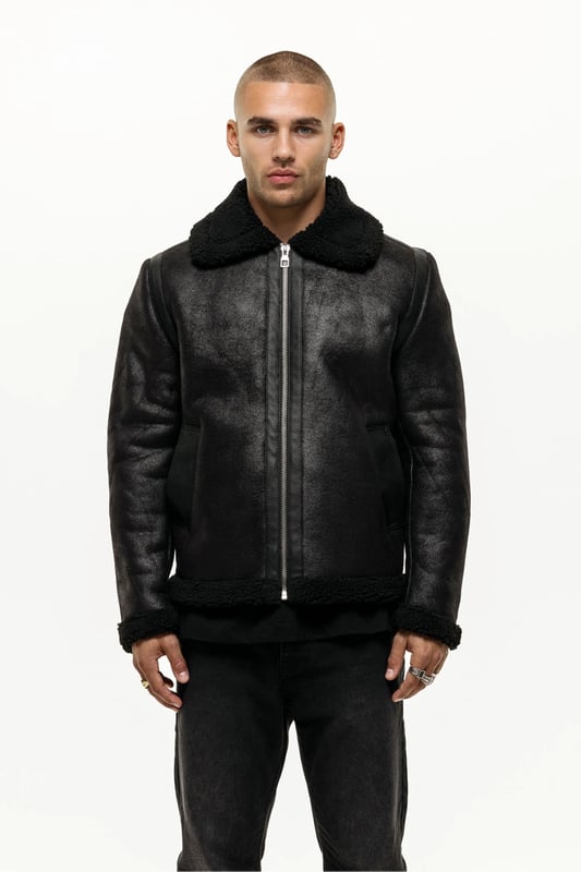 Firetrap zipped new arrivals aviator jacket