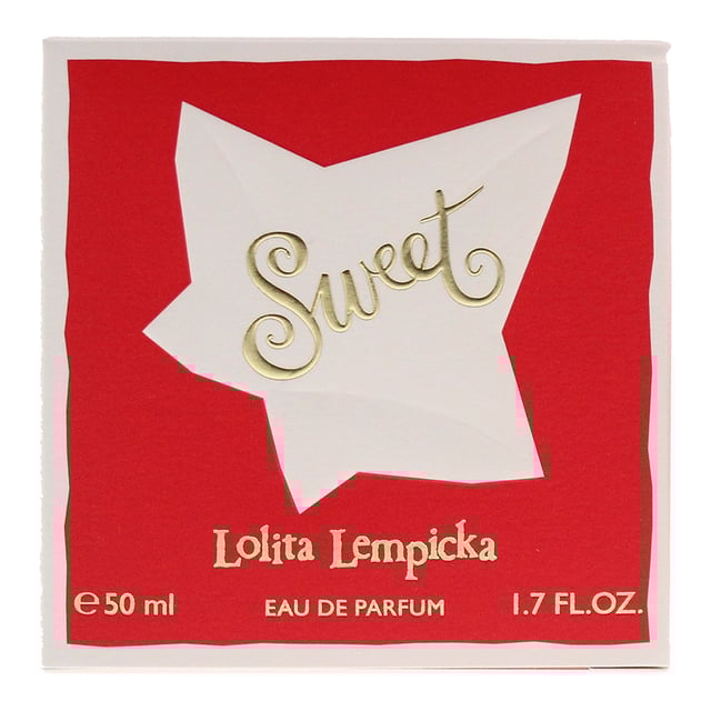 Sweet by Lolita Lempicka is a floral fruity gourmand fragrance for women. Top notes are sour cherry and sugar. Middle notes are iris, angelica and cacao. Base notes are musk and cashmere wood. Sweet was launched in 2014.