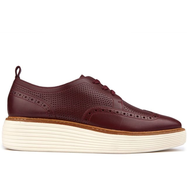 Platform wingtip shoes best sale