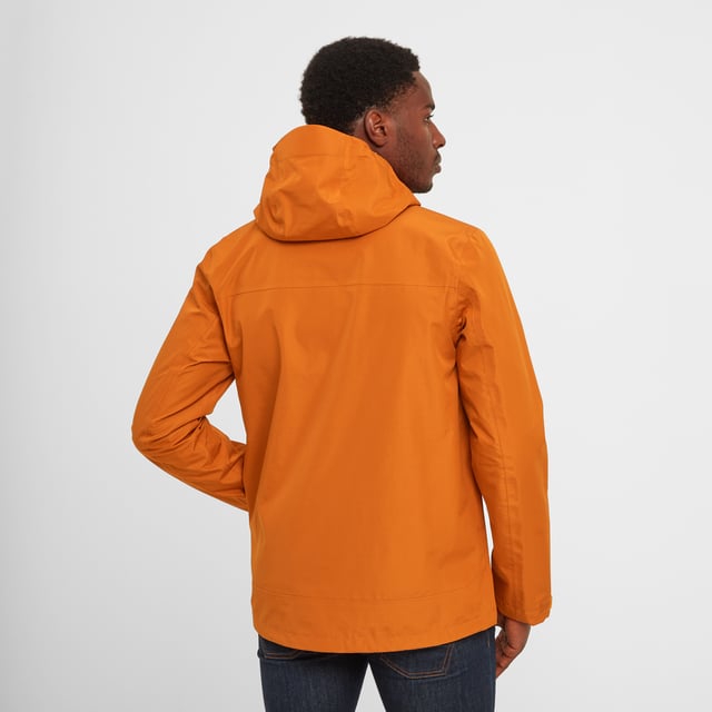 Mens waterproof jacket orange clearance