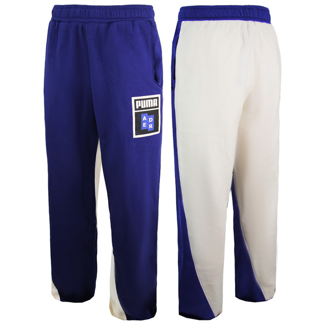 Puma x ADER Pants Navy White Mens Track Joggers Bottoms 576949 11