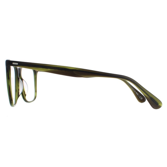 Die Oliver Peoples Square Mens Semi Matte Emerald Bark Ollis OV5437U Brille ist eine stilvolle und anspruchsvolle Brille, die einen schlanken und modernen Look bietet. Der Rahmen ist aus hochwertigem Acetat gefertigt, das sowohl langlebig als auch leicht ist, was diese Brille den ganzen Tag über angenehm zu tragen macht. Die Bügel sind mit der charakteristischen Oliver Peoples Plakette verziert, die dem Design einen Hauch von Luxus verleiht.