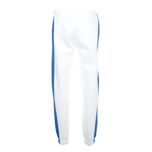 XH9614 Men's Lacoste Contrast Bands Trackpants Tapered fit  natural ease  carrot leg: Close-fitting for maximum movement. Drawstring and piped back pockets: Practical  with immaculate details. Contrast bands:  Your style makes the difference. Embroidered crocodile sewn onto front: Signature Lacoste movement. Brushed cotton fleece:  As warm as it is soft.