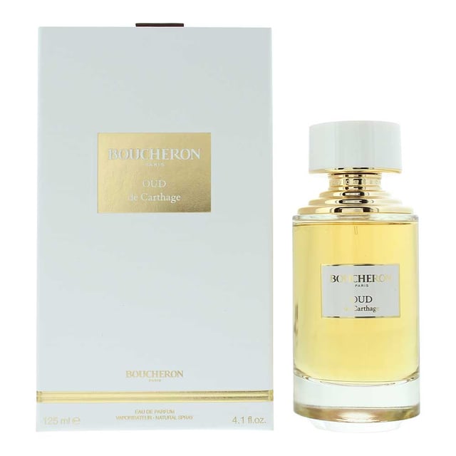 Oud De Carthage, launched in 2017, is a fragrance for both men and women by Boucheron. Perfect for Fall and Winter, this fragrance is mostly worn in the evening. Created by Dominique Ropion, this fragrance contains top notes of Honey and Incense. Middle notes of this fragrance are Tonka Bean and Labdanum with base notes of Agarwood (Oud and Leather.
